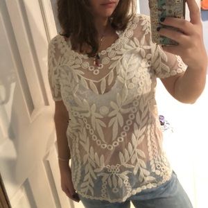Boho Lace Top